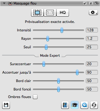 USM dans SilverFast Ai Studio